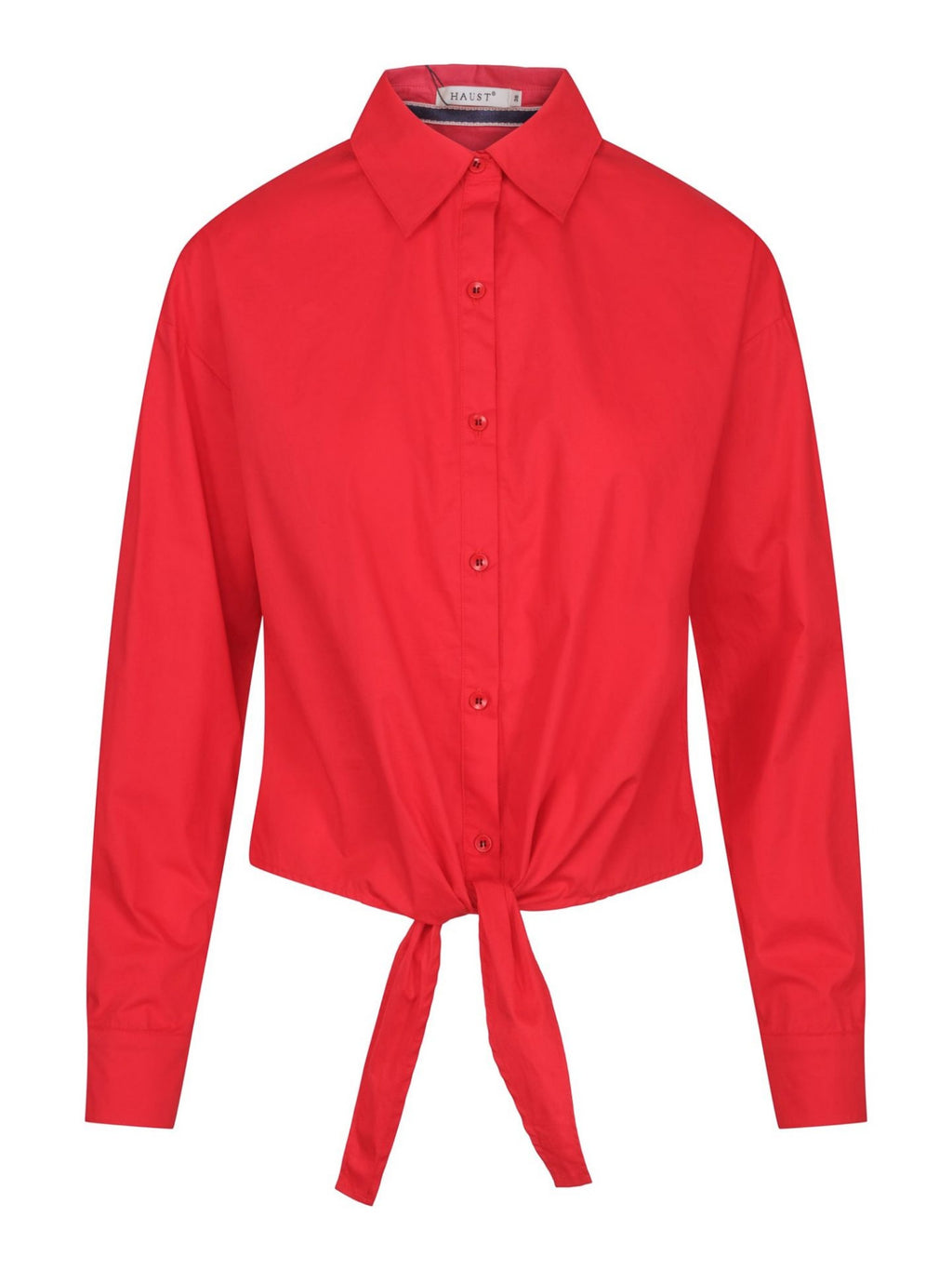 SLEEVE TIE SHIRT – Rød