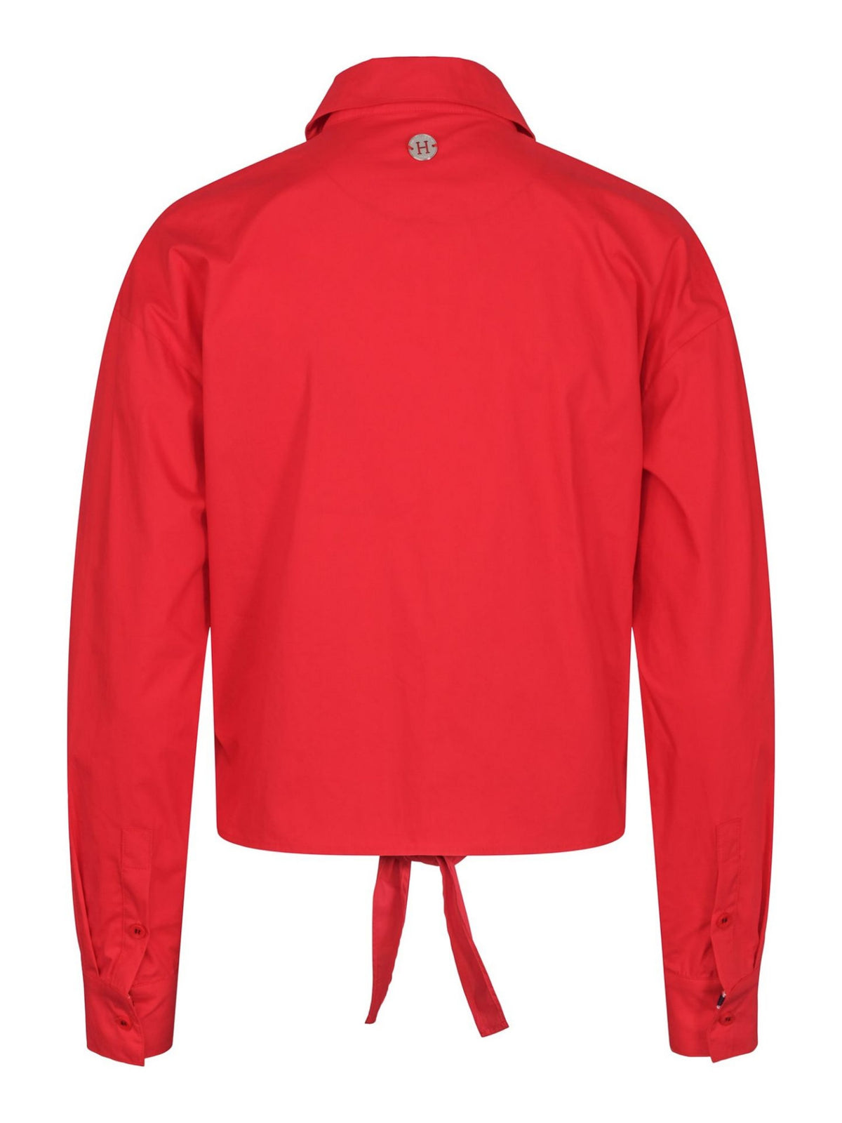 SLEEVE TIE SHIRT – Rød