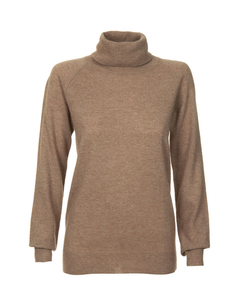 ANE MONE AURORA PULLOVER POLOGENSER – Beige