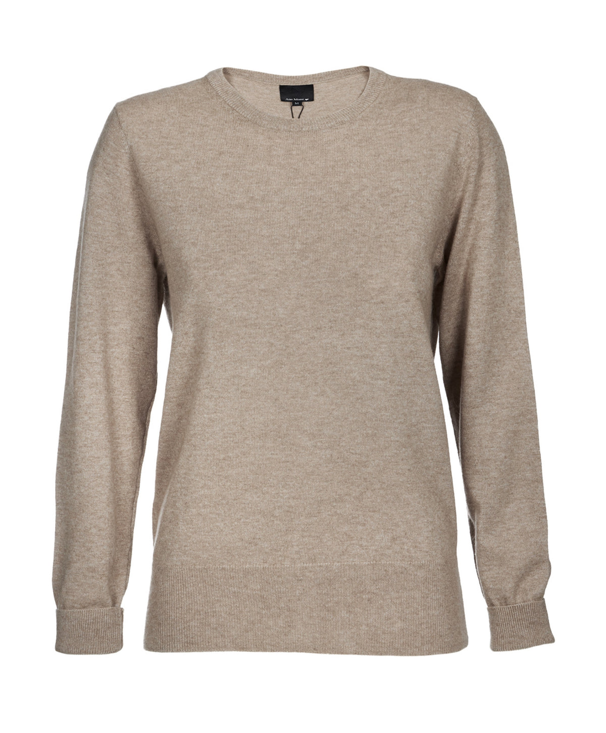 VIOLET PULLOVER I EKSTRA FIN MERINOULL OG CASHMERE NUTMEG – Beige