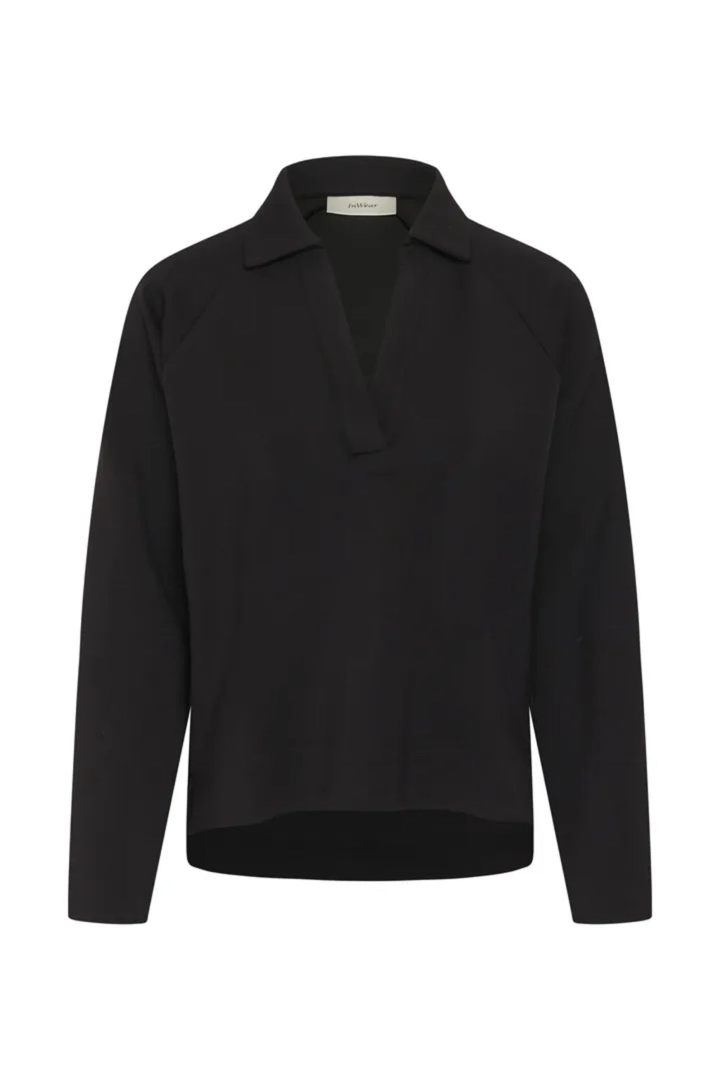 SIMI VINCENT POLO BLOUSE – Svart