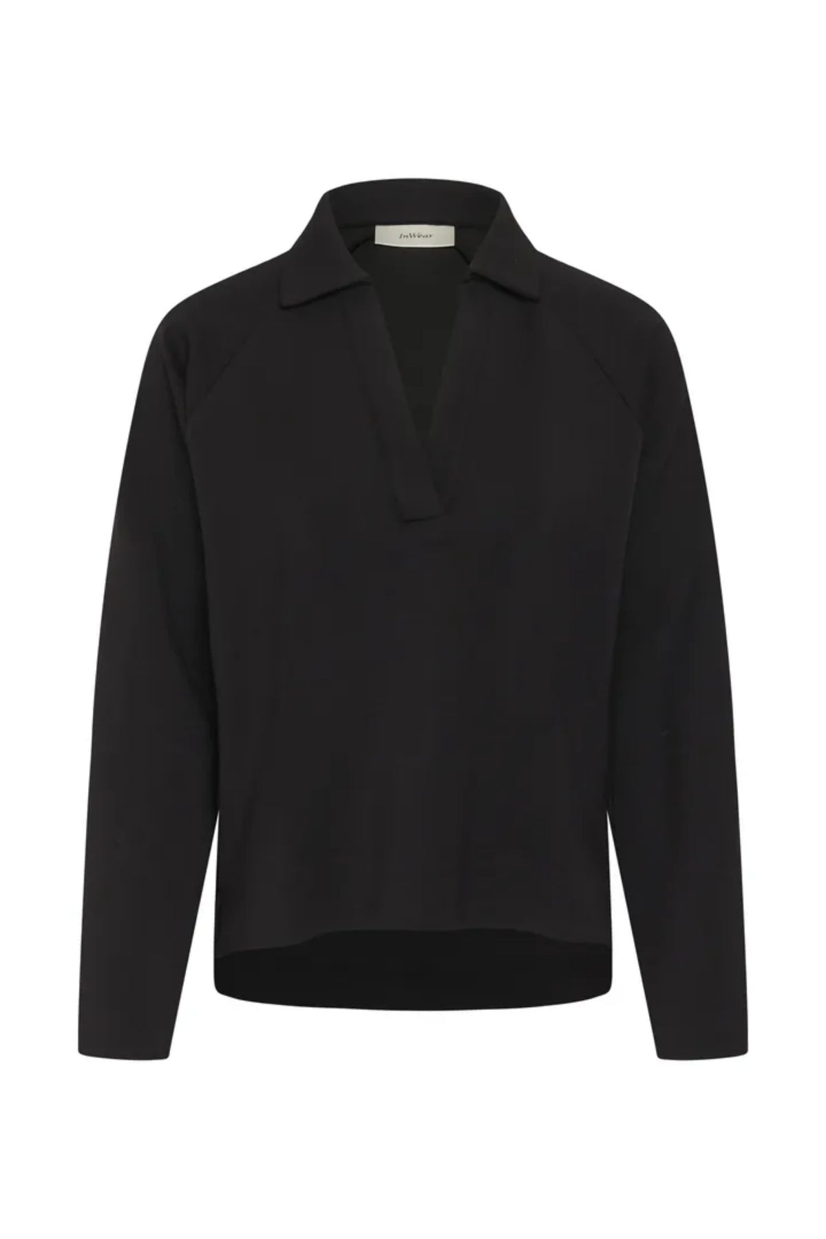 SIMI VINCENT POLO BLOUSE – Svart
