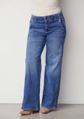COMO NEW WIDE JEANSE – Blå