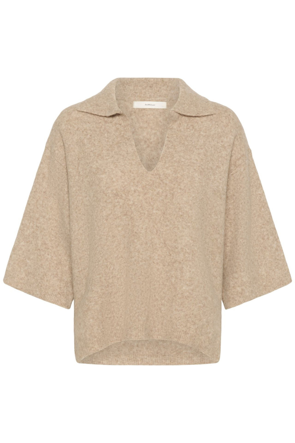GUNNI STRIKKETPOLO – Brun
