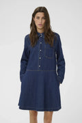 AUGUSTINE JEANSKJOLE DRESS – Blå
