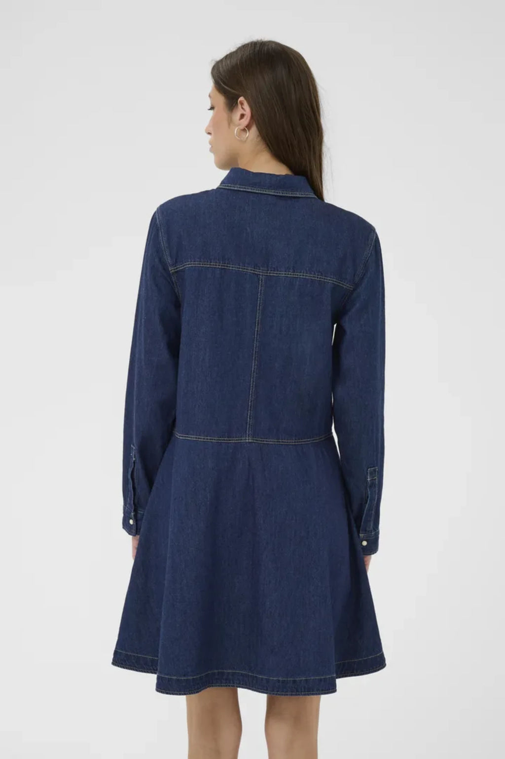 AUGUSTINE JEANSKJOLE DRESS – Blå