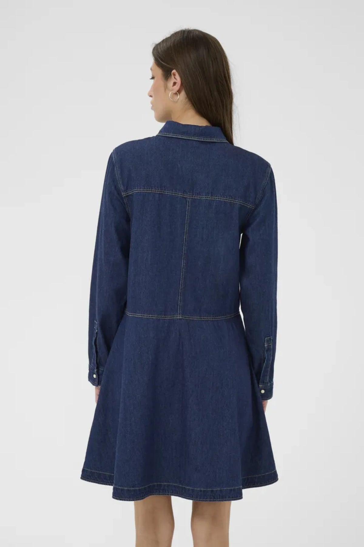 AUGUSTINE JEANSKJOLE DRESS – Blå
