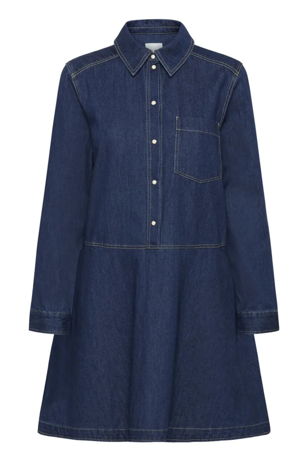 AUGUSTINE JEANSKJOLE DRESS – Blå