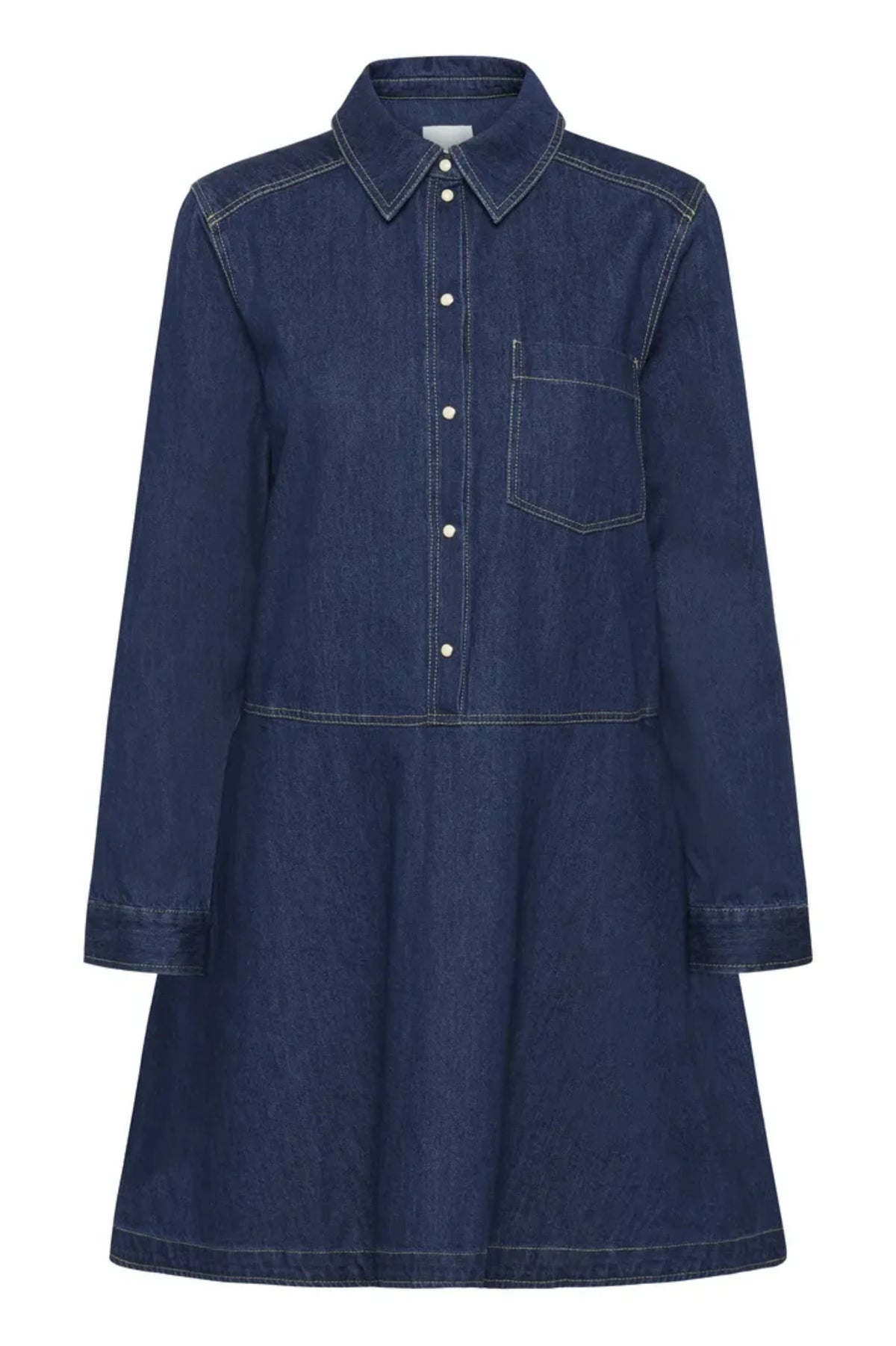 AUGUSTINE JEANSKJOLE DRESS – Blå