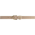 SKINNBELTE SMALT MED GULLSPENNE SAND – Beige