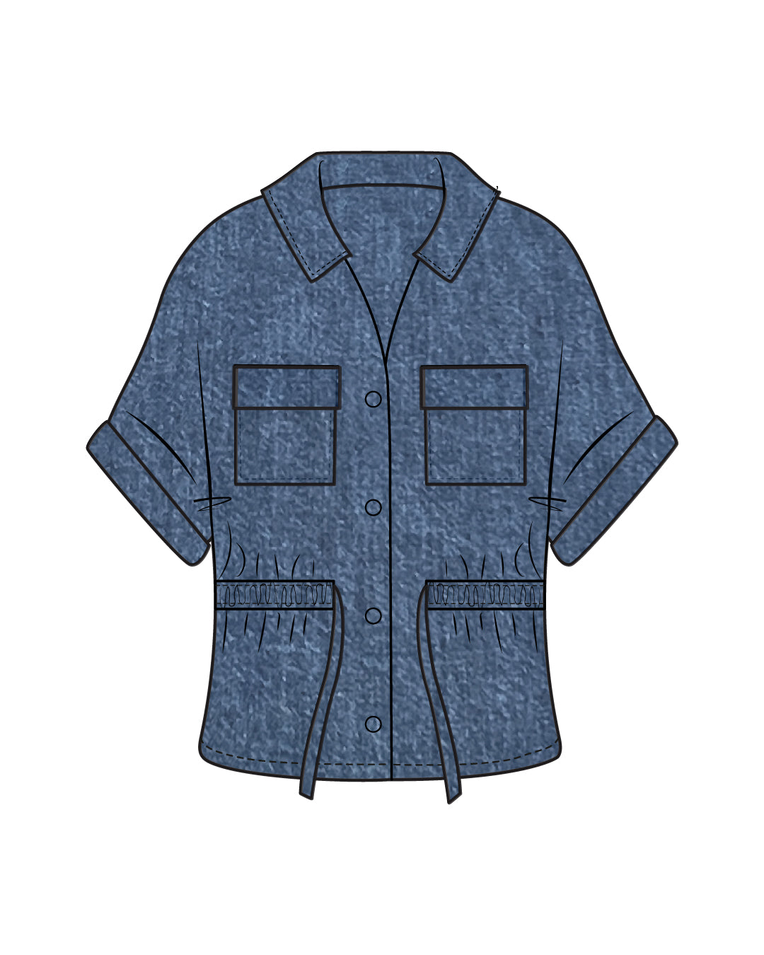 DREW DRAWSTRING DENIM