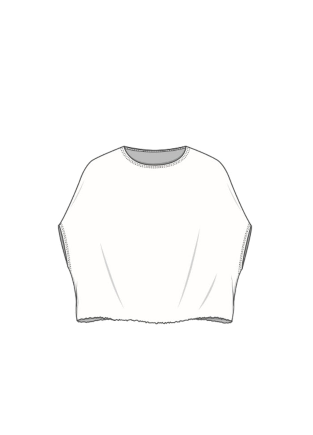 BYBASICS EXTRA WIDE TOPP I MERINOULL BEIGE – Beige