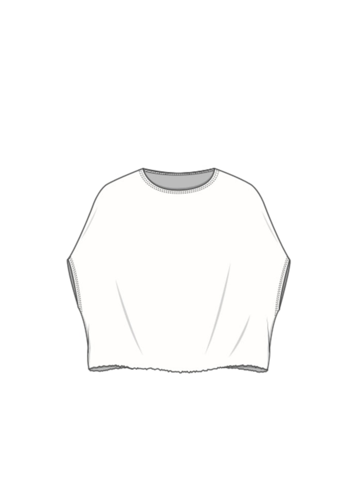 BYBASICS EXTRA WIDE TOPP I MERINOULL BEIGE – Beige