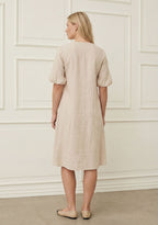 PEARL DRESS BALOON SLEEVE