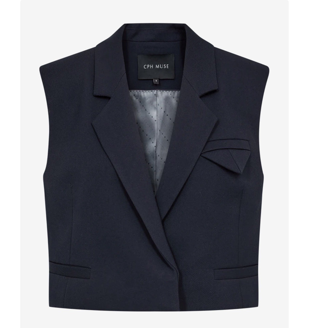 COPENHAGENMUSE TAILOR SHORT WAISTCOAT VEST