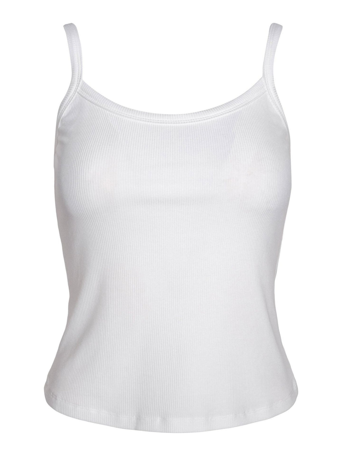 RIB SINGLET – Hvit