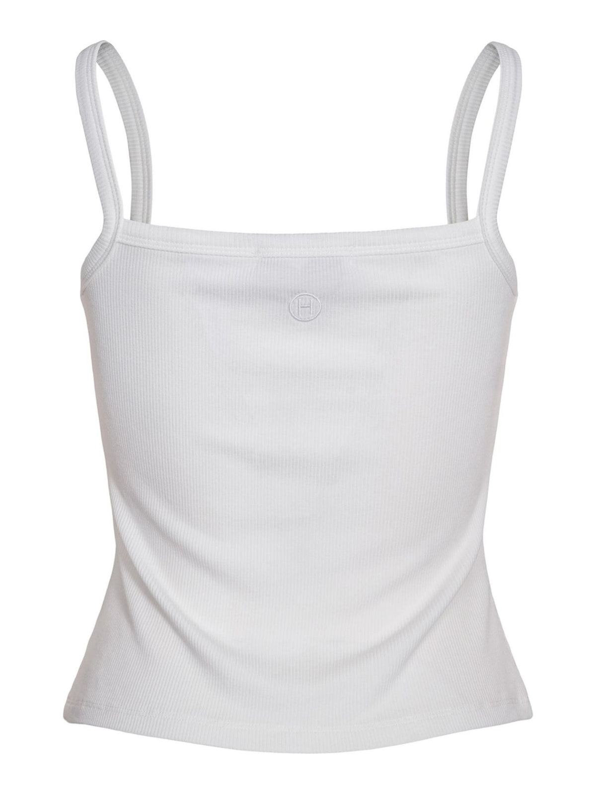 RIB SINGLET – Hvit