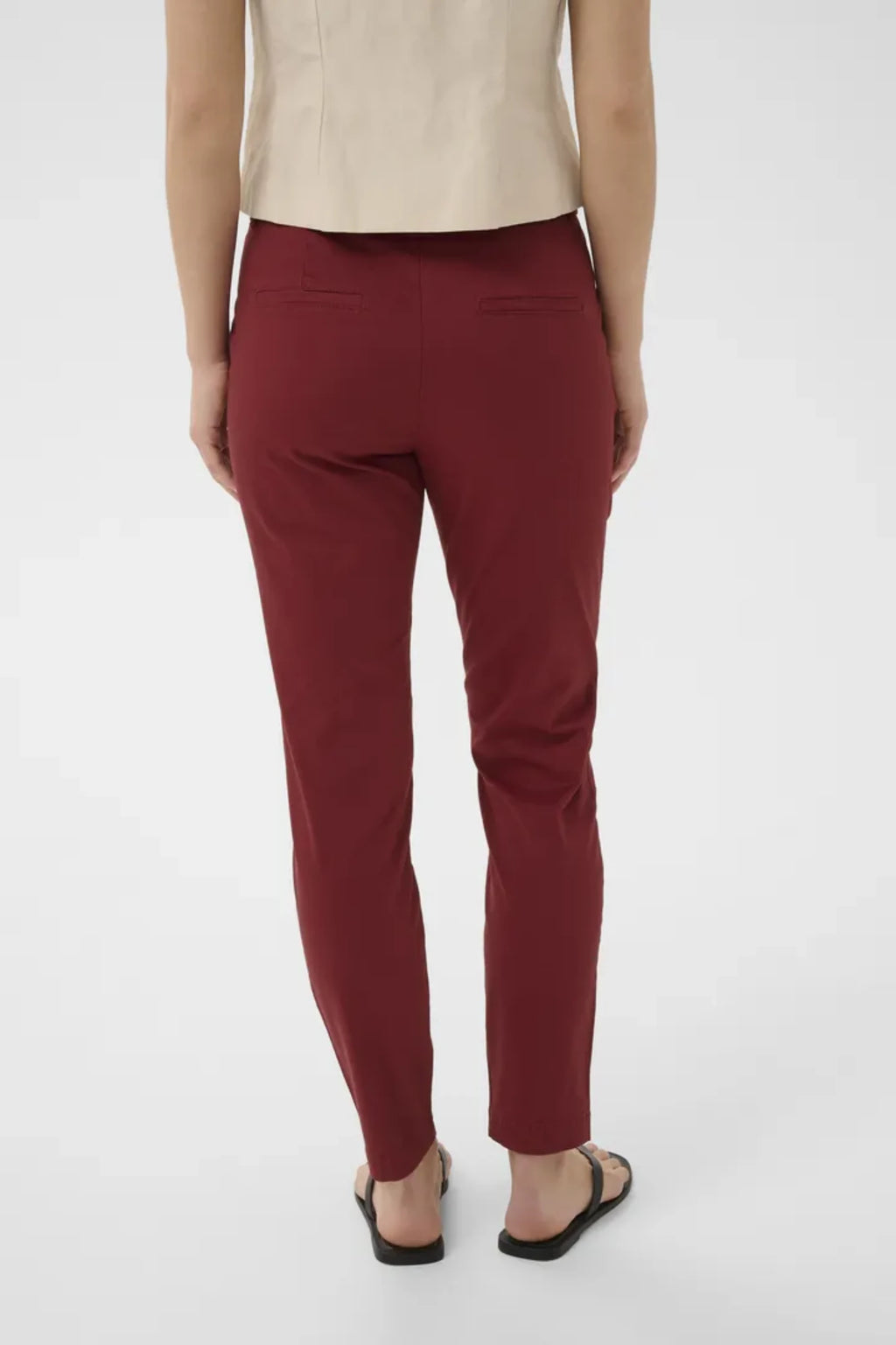 PART TWO SOFFYS CHINOS BUKSE – Burgunder