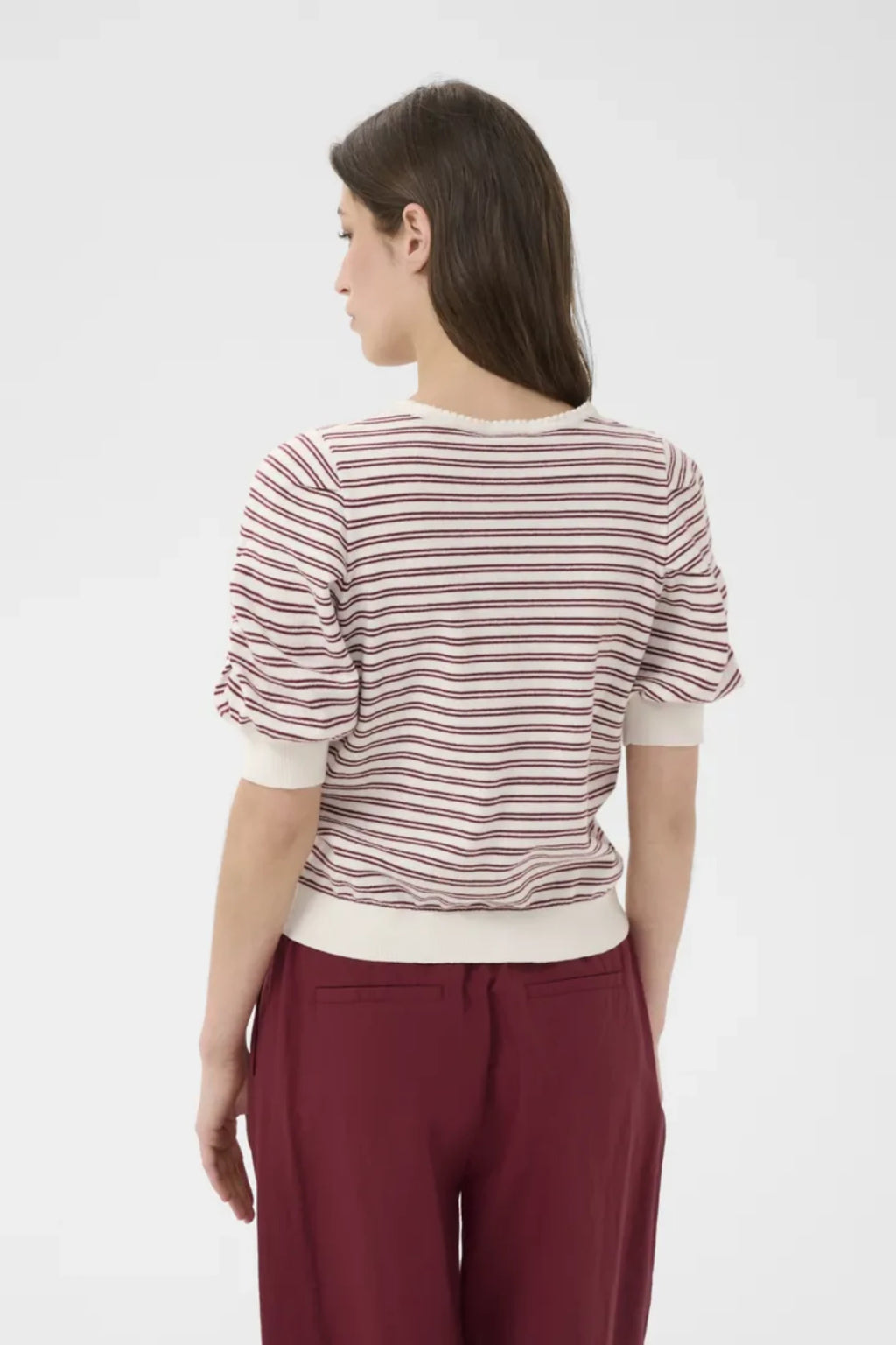 VARAIAN PULLOVER – Burgunder