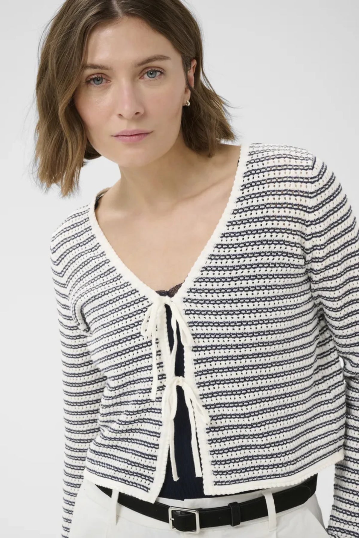 ROSEFINA CARDIGAN NAVY – Blå
