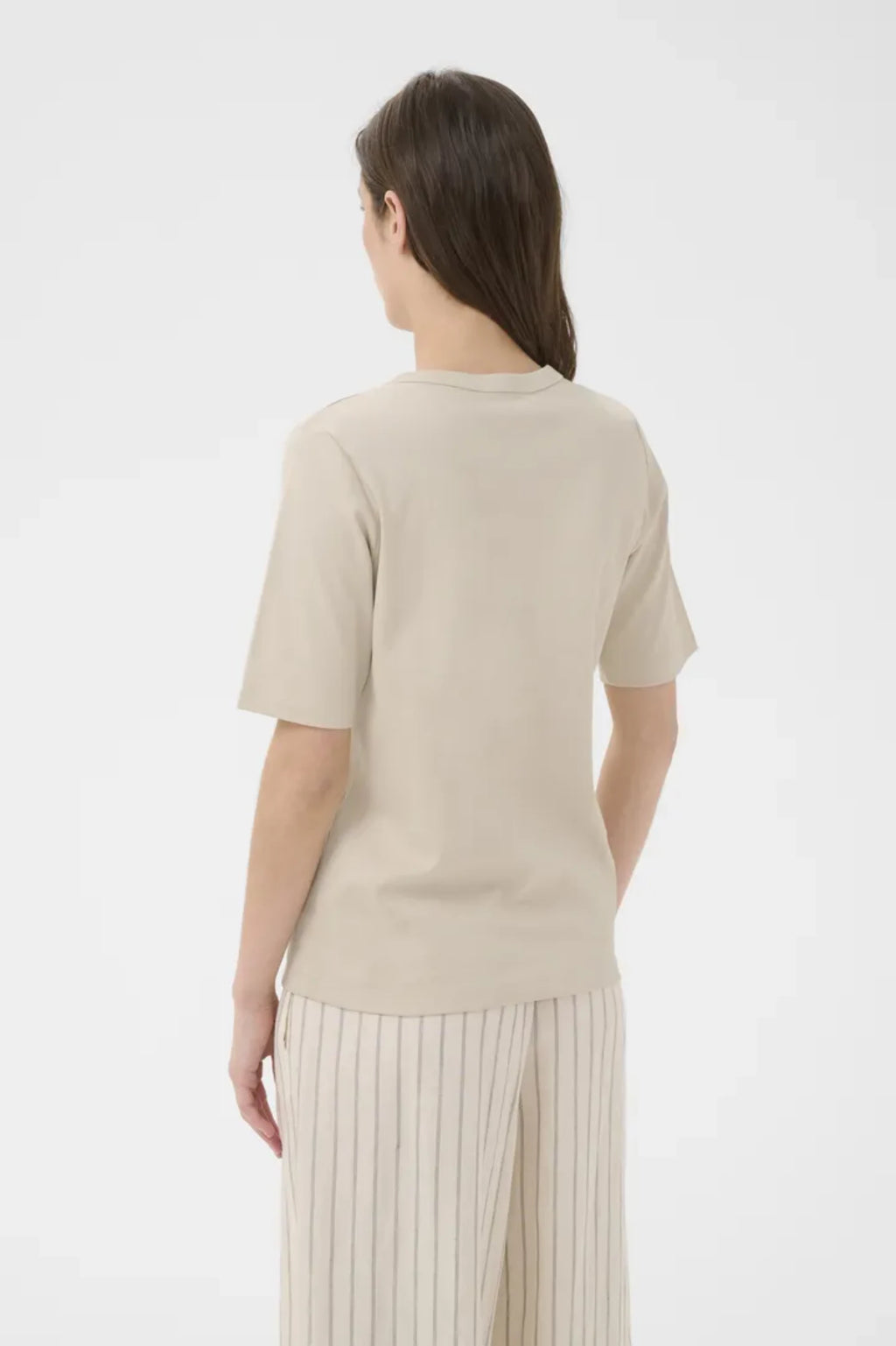 RATANA T SHIRT BEIGE – Beige