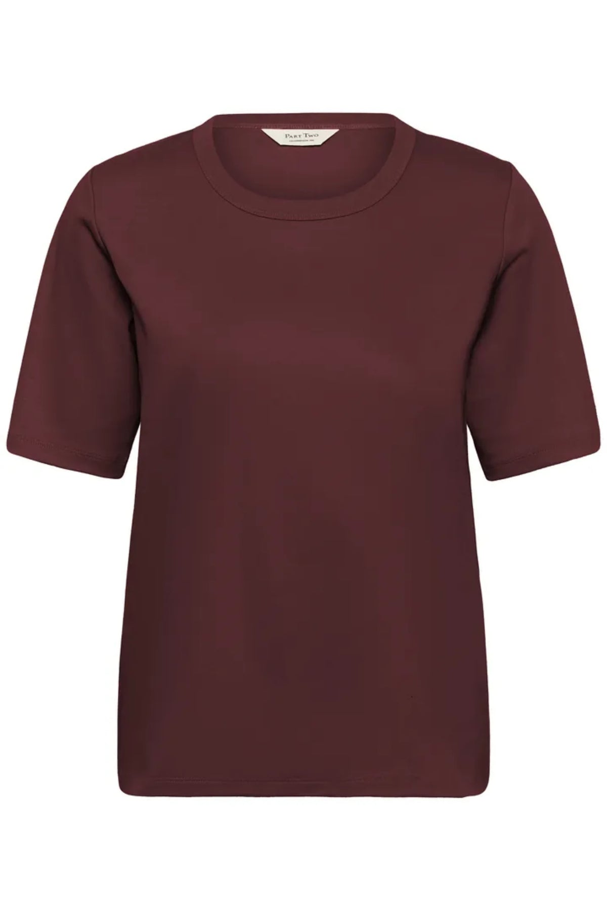 RATANA T SHIRT BURNT RUSSET – Burgunder