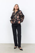 GEDDI 2 BLUSE ENGELSK BLONDE – Svart
