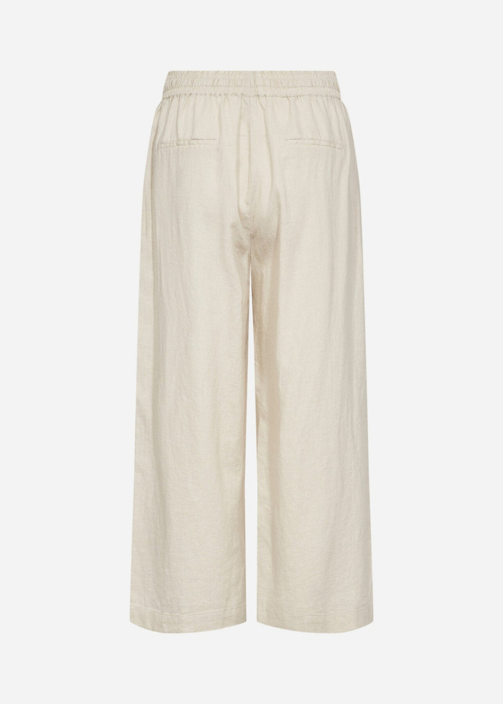 INA 12-C LIN BUKSE CROPT – Beige