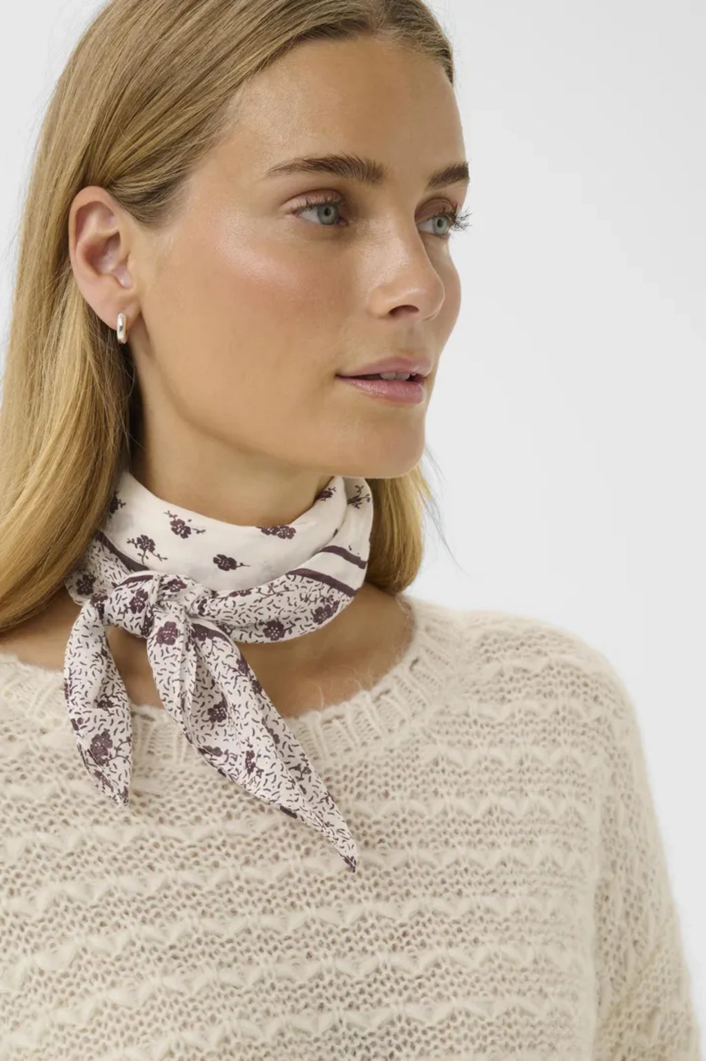 PHI SCARF BOMULLSKJERF – Blå