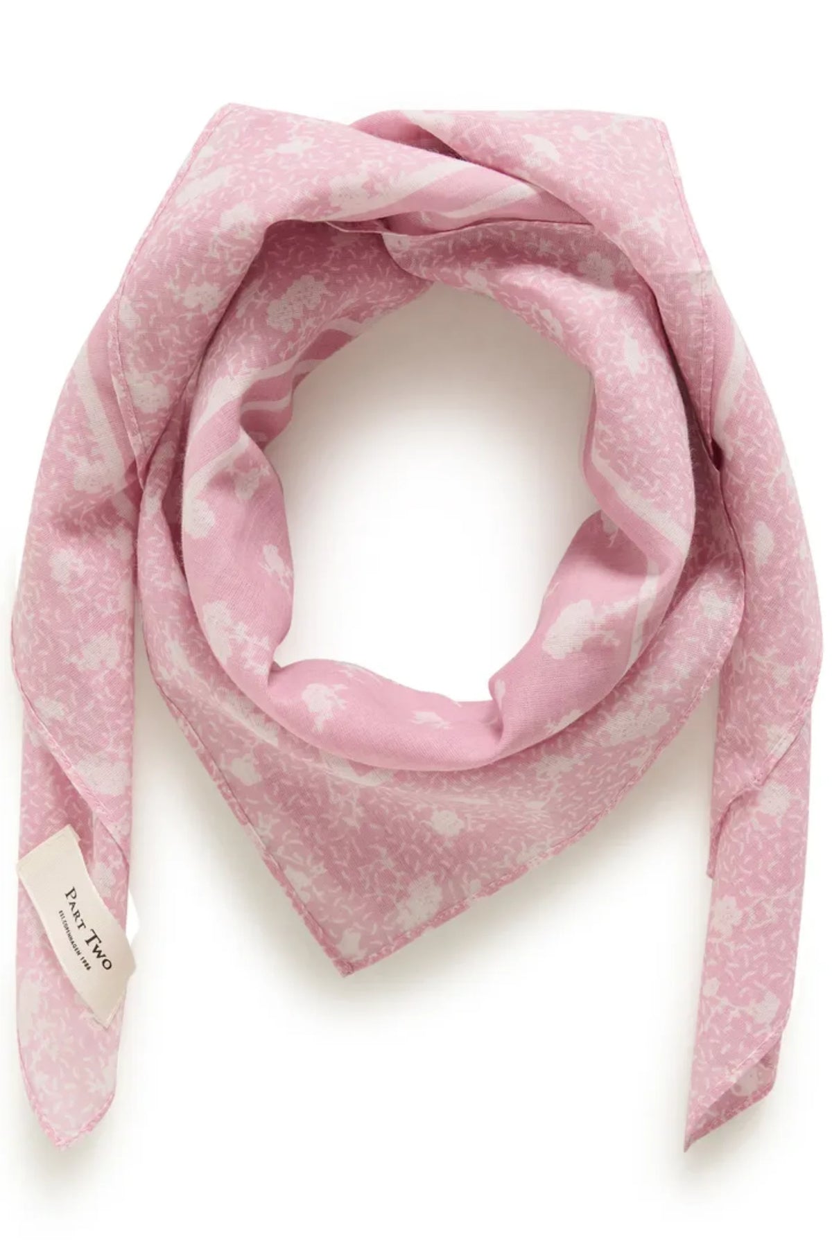 PHI SCARF BOMULLSKJERF – Rosa