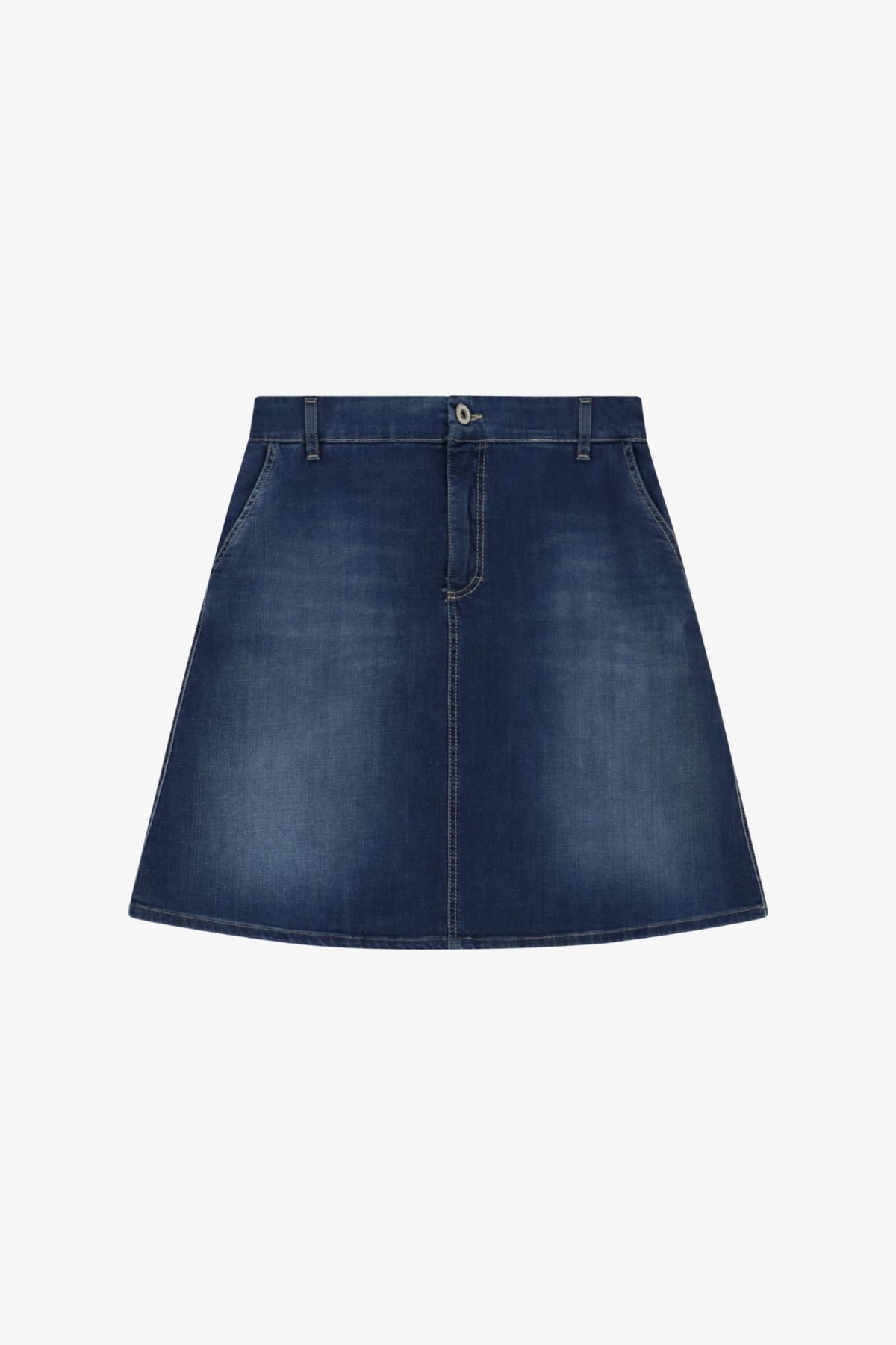 A SHAOE SHORT SKIRT OLSO – Blå