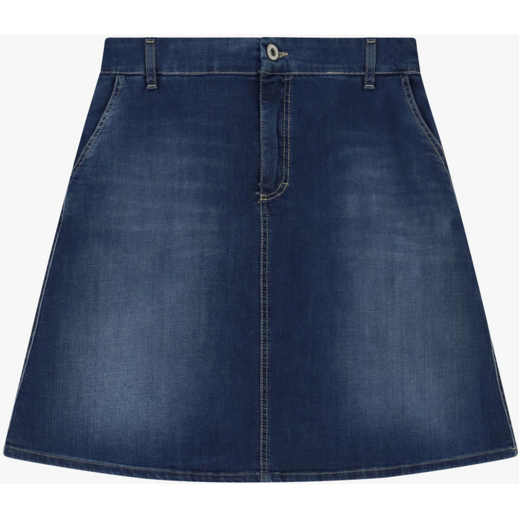 A SHAOE SHORT SKIRT OLSO – Blå