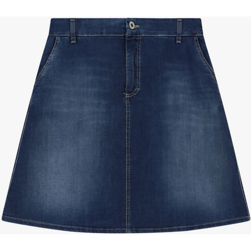 A SHAOE SHORT SKIRT OLSO – Blå