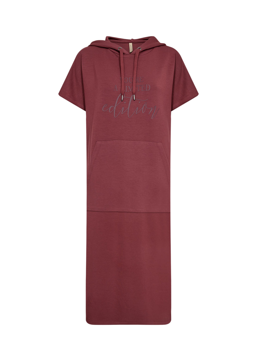 BANU DRESS HOODIE – Burgunder
