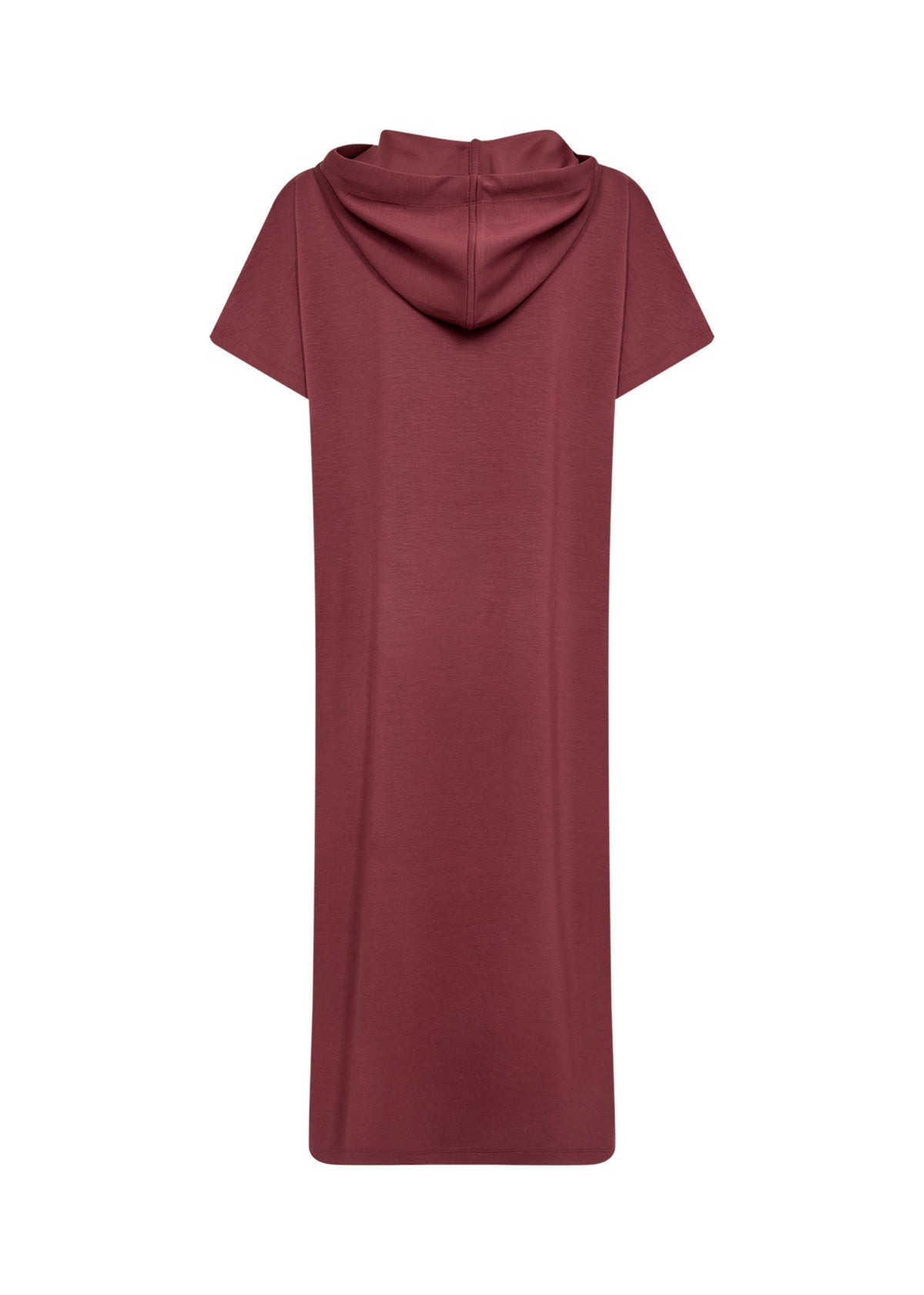 BANU DRESS HOODIE – Burgunder