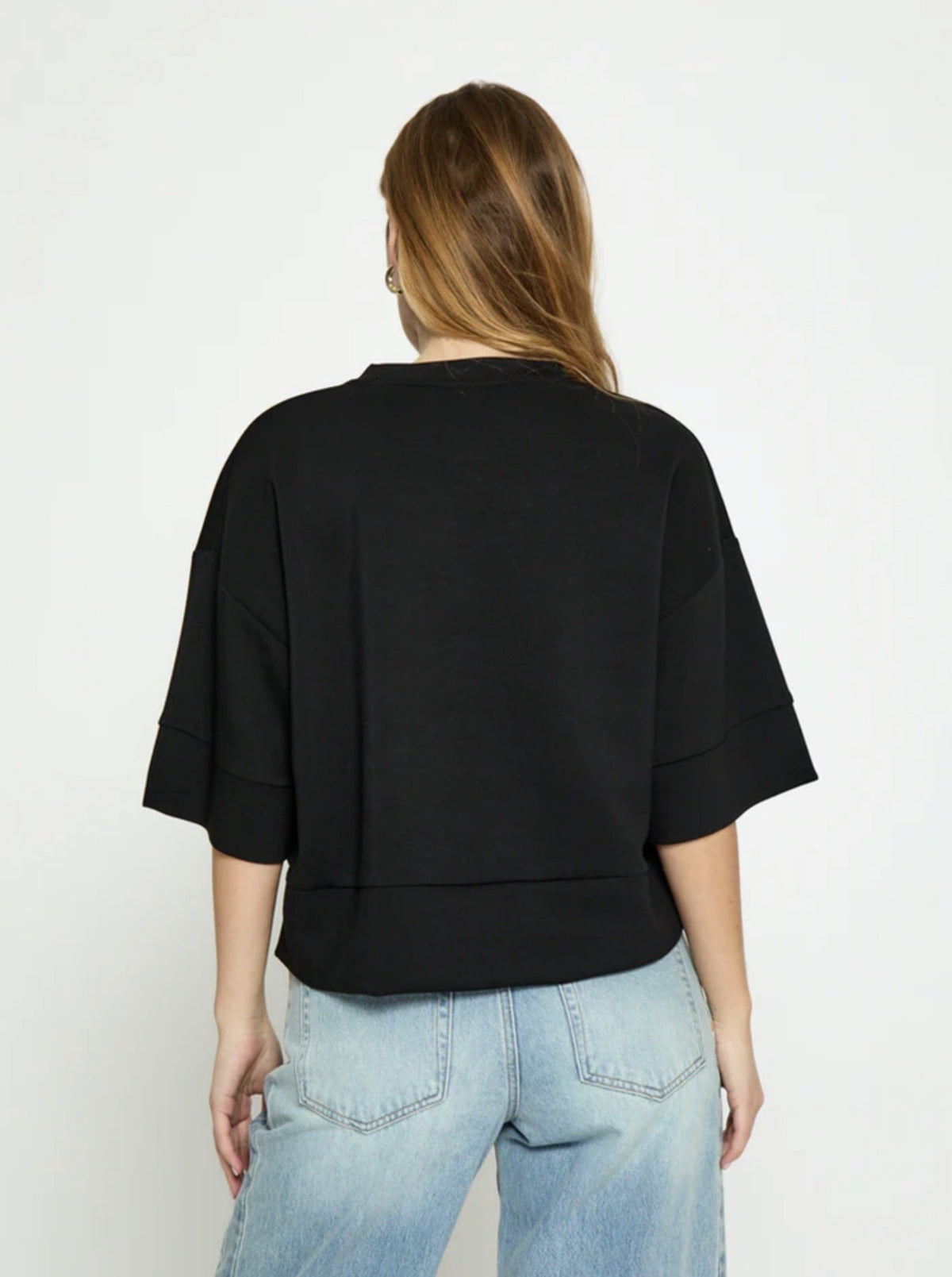 MINNIE BLOUSE TOPP – Svart