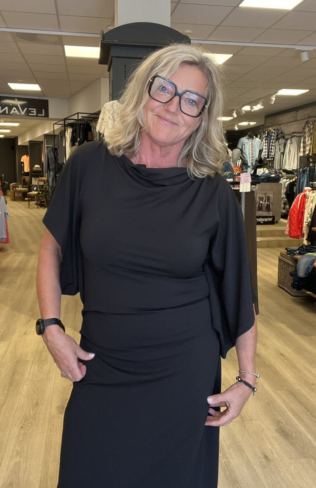REILLE DRESS KJOLE – Svart
