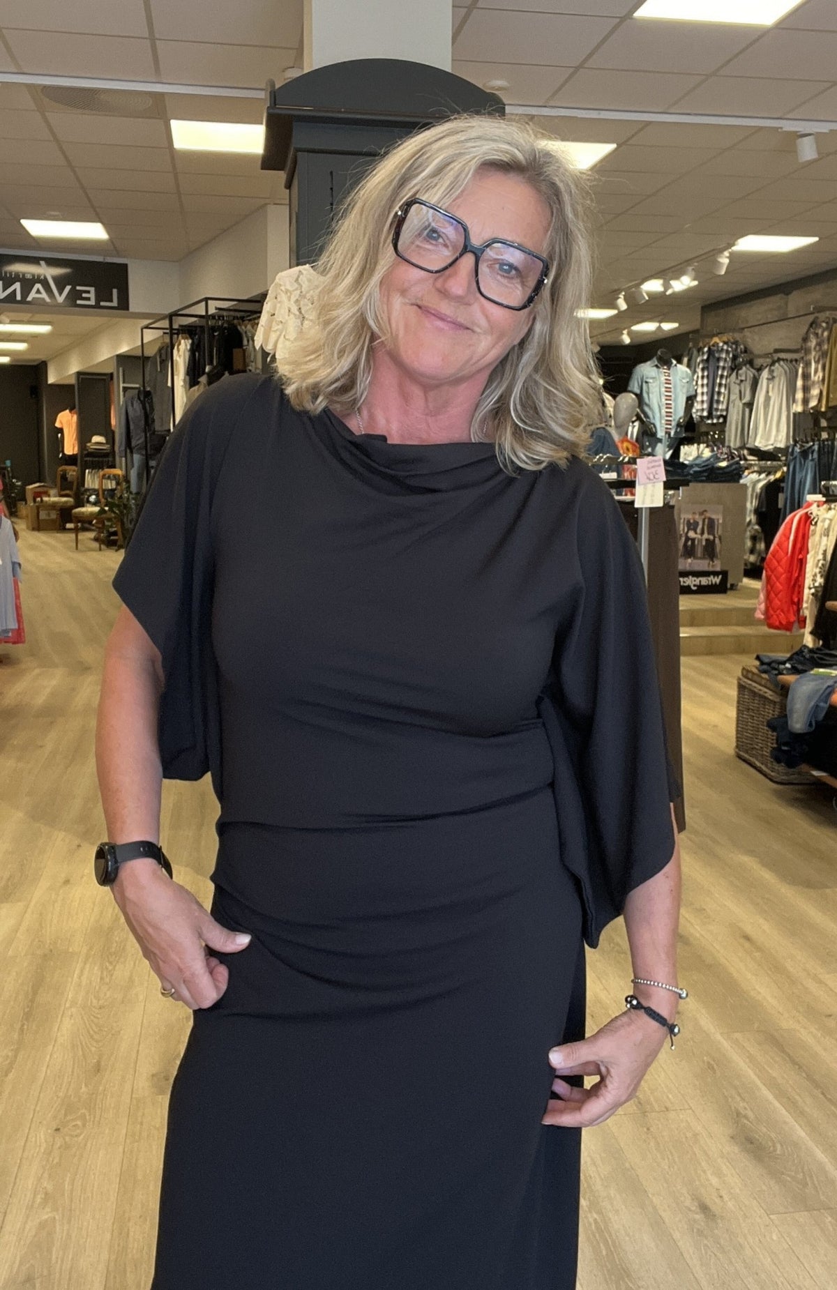 REILLE DRESS KJOLE – Svart