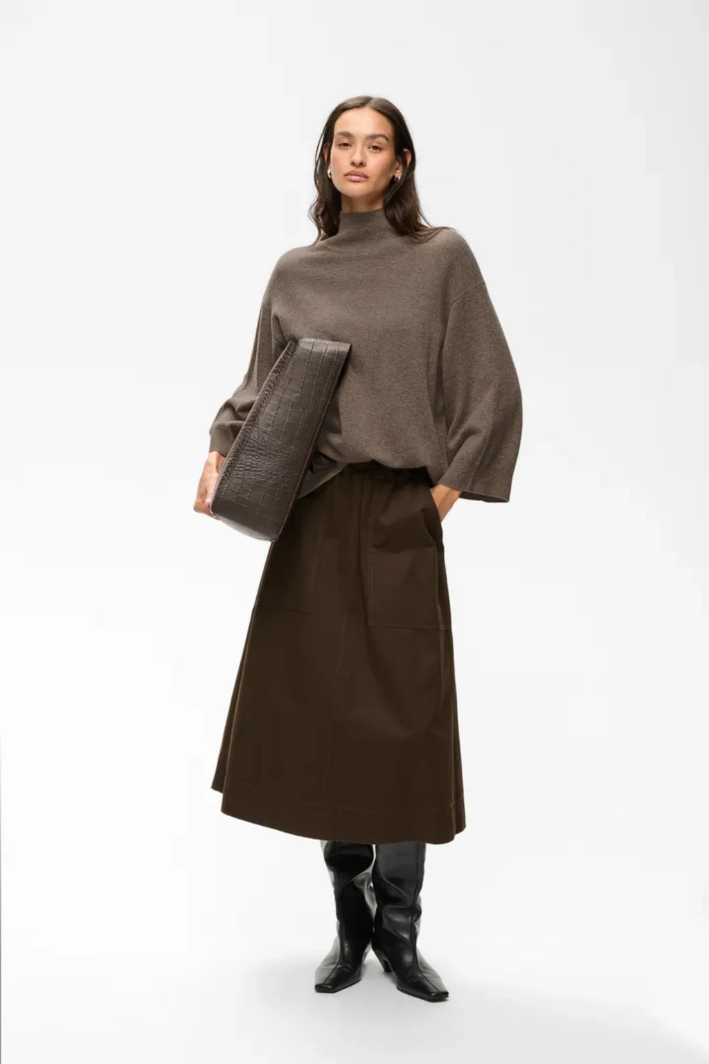 TALLY MONIKA HIGHNECK – Grå