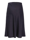 SATIN SKIRT – Blå