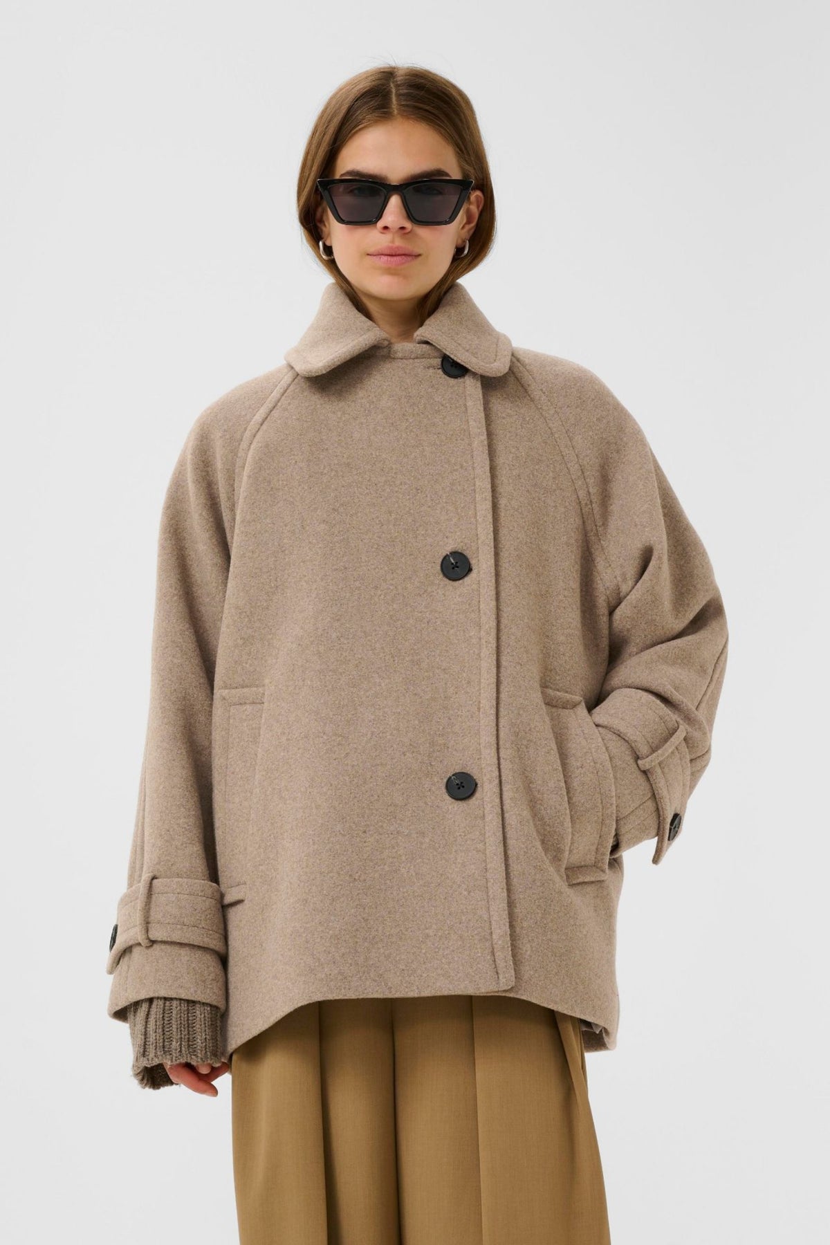 TORA MINONA COAT – Beige