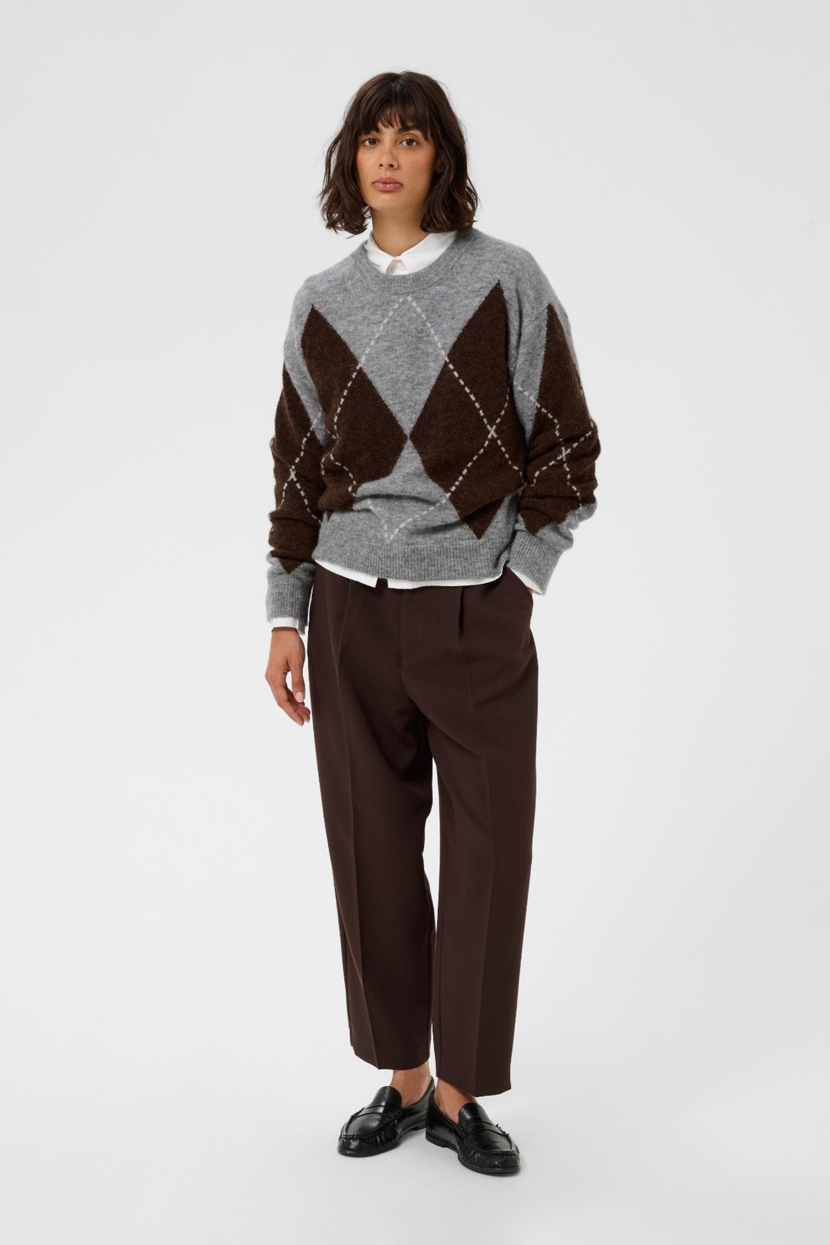 SORAYAS PULLOVER – Grå