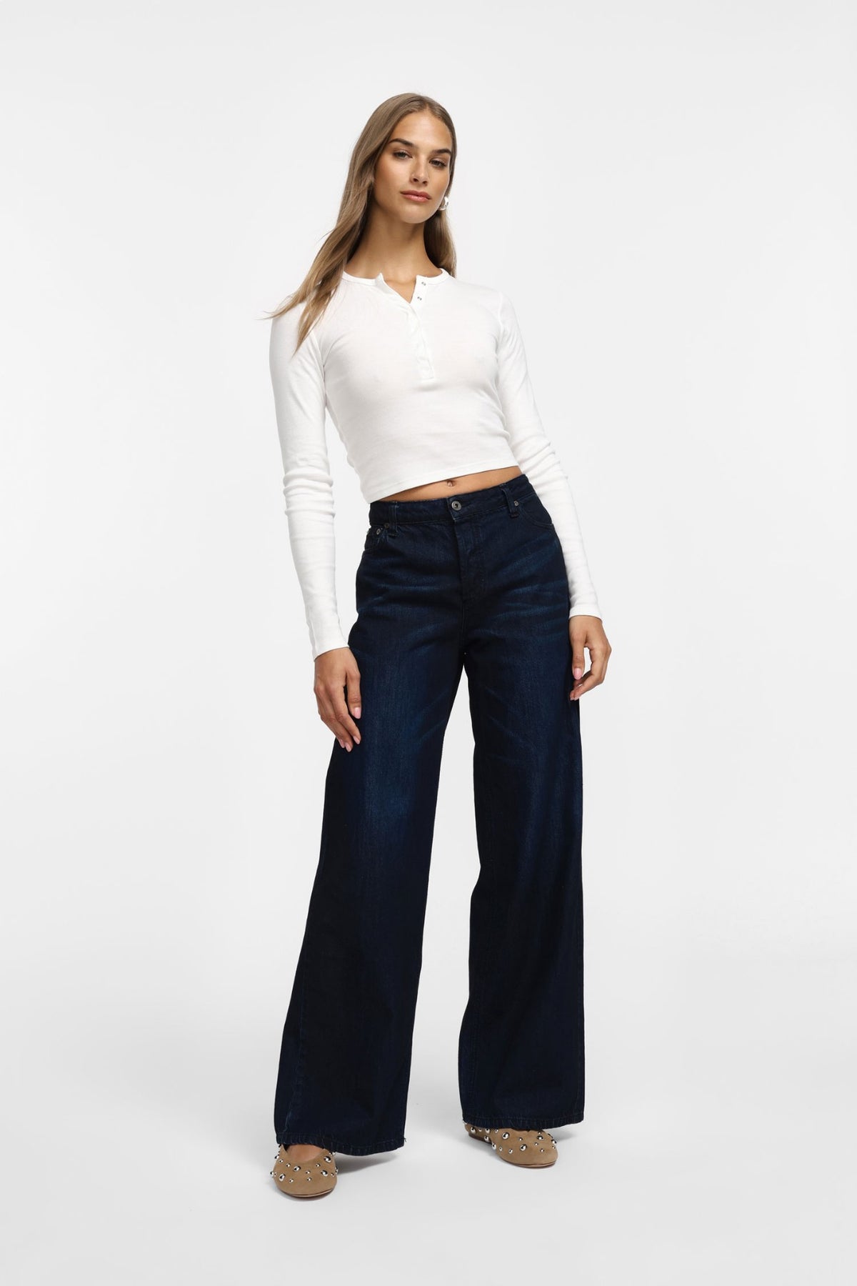 ANNE ORIGINAL DENIM ZIP – Blå