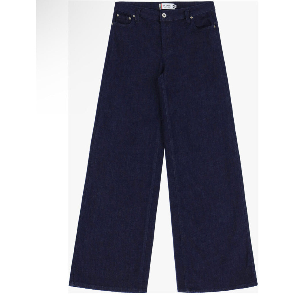 ANNE ORIGINAL DENIM ZIP – Blå