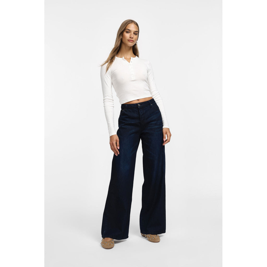 ANNE ORIGINAL DENIM ZIP – Blå