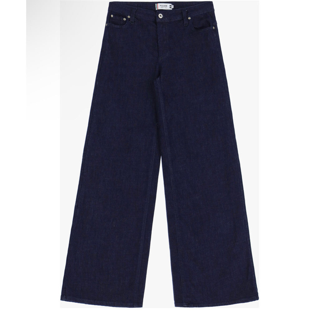 ANNE ORIGINAL DENIM ZIP – Blå