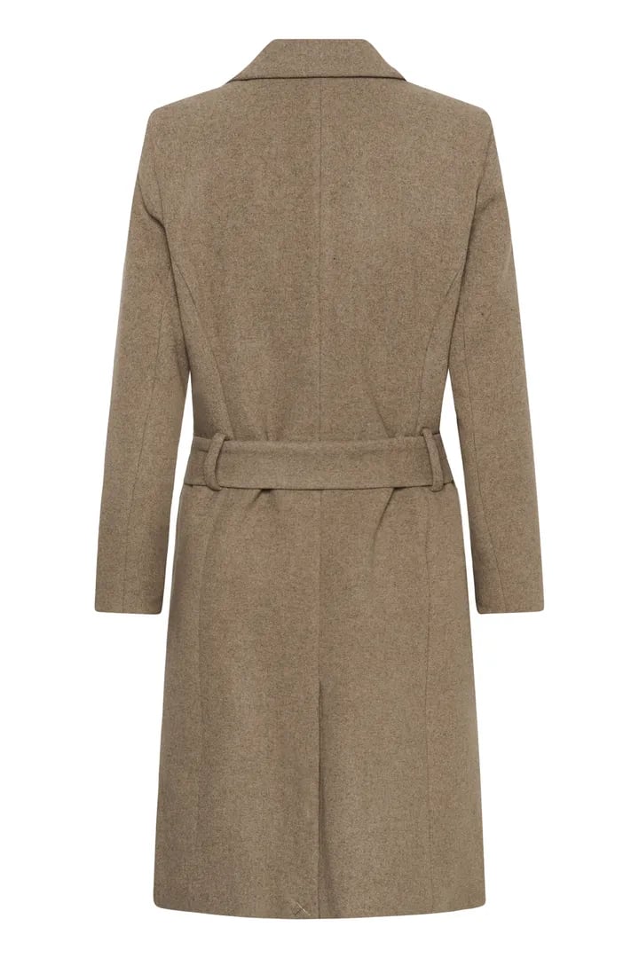 ZORAH CLASSIC COAT WOOL – Beige