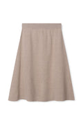 KIRSTEN SKJØRT I MERINOULL – Beige