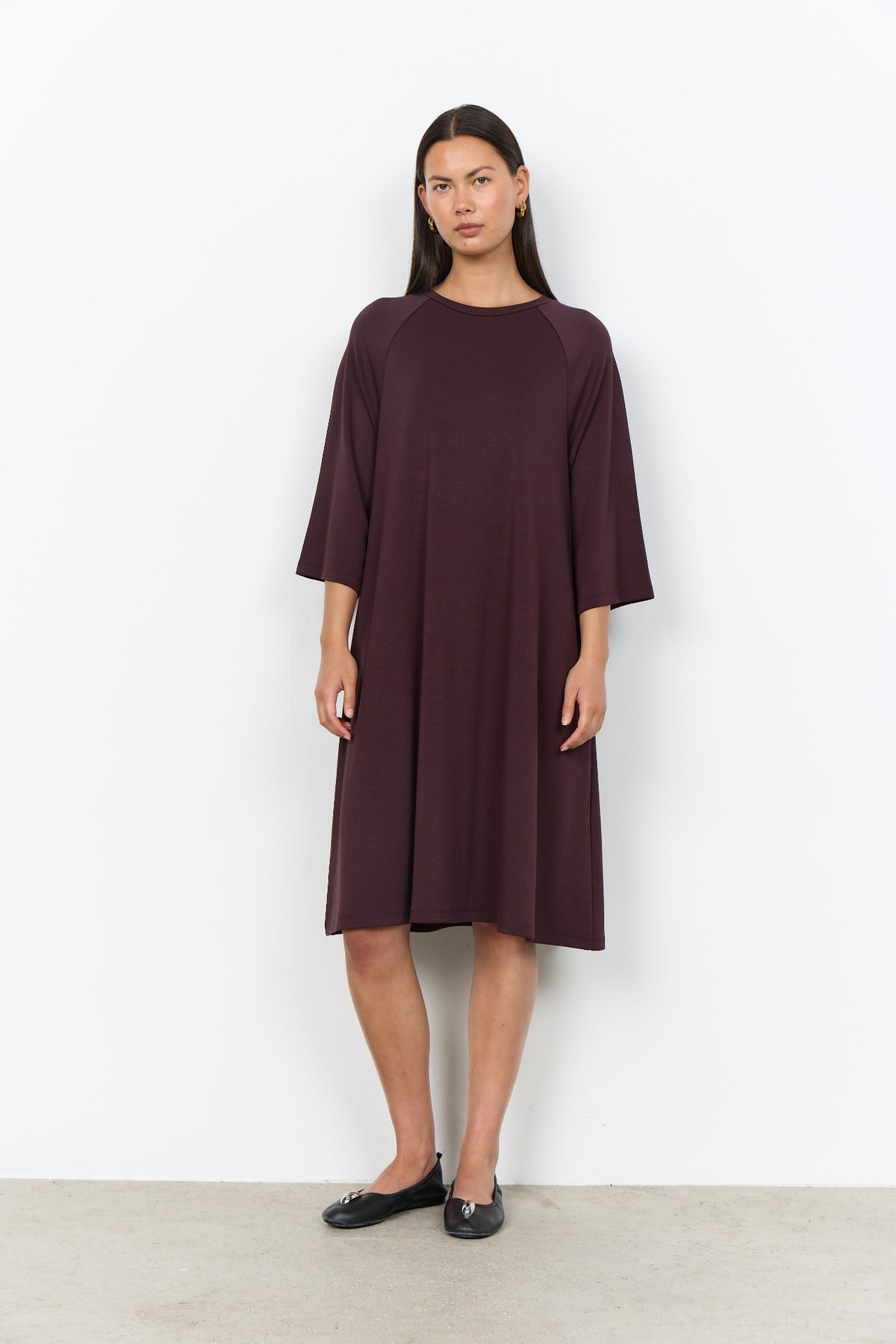 BANU KJOLE A SHAPE PLOMME /BRUN – Lilla