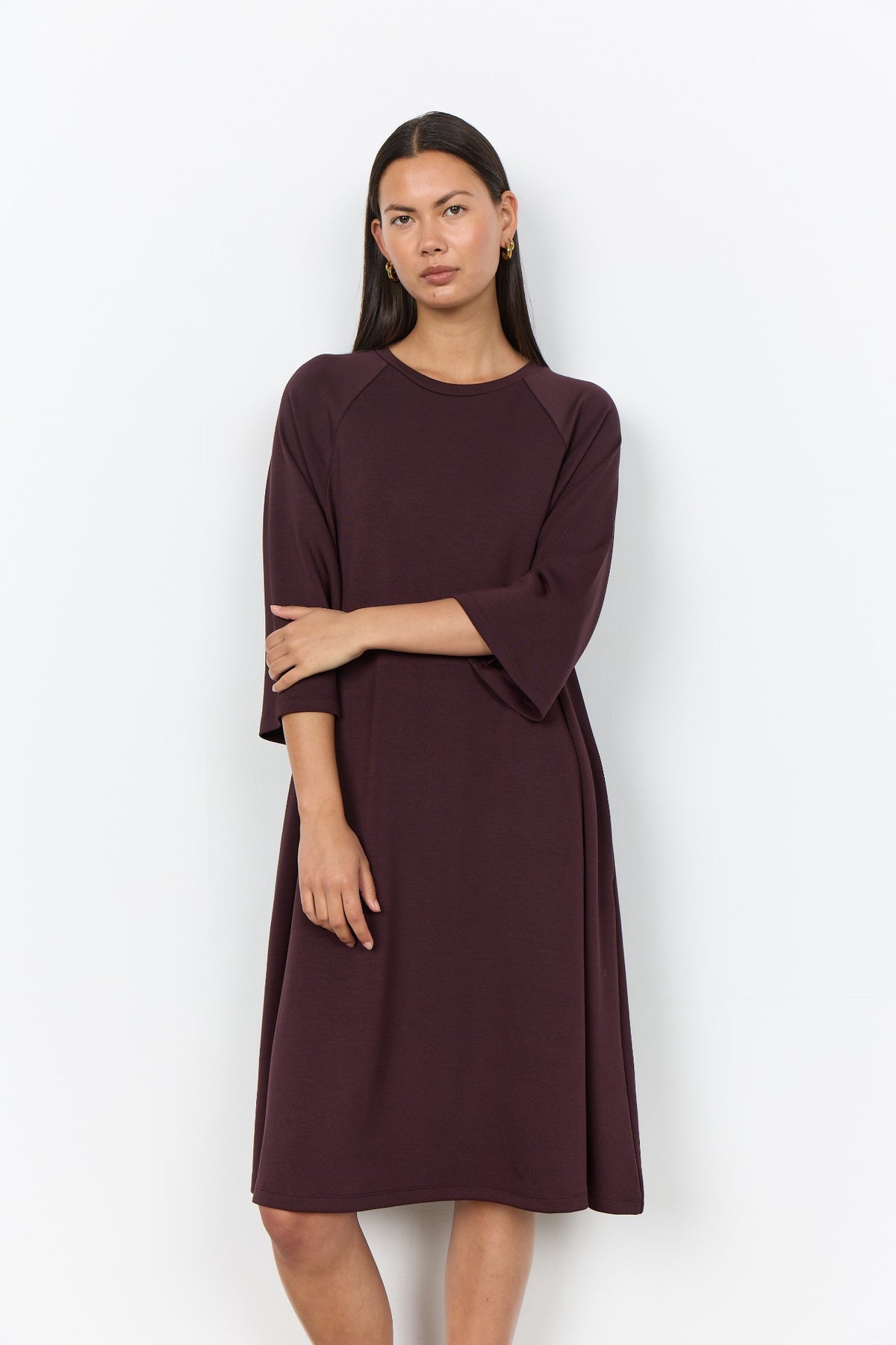 BANU KJOLE A SHAPE PLOMME /BRUN – Lilla